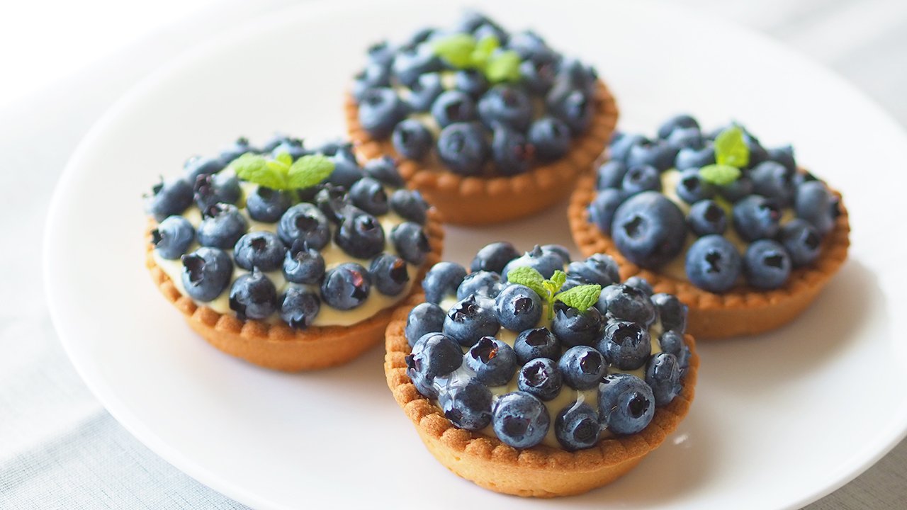 フレッシュブルーベリーのミニタルトのレシピ Moriricca Note オーヤマくんのお菓子作りの記録